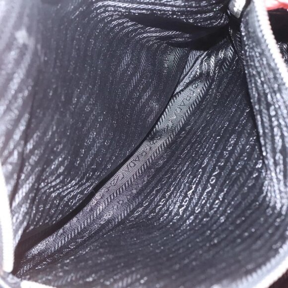 PRADA Chain Shoulder Bag Nylon Pink Silver Auth 125615 - Picture 12 of 16